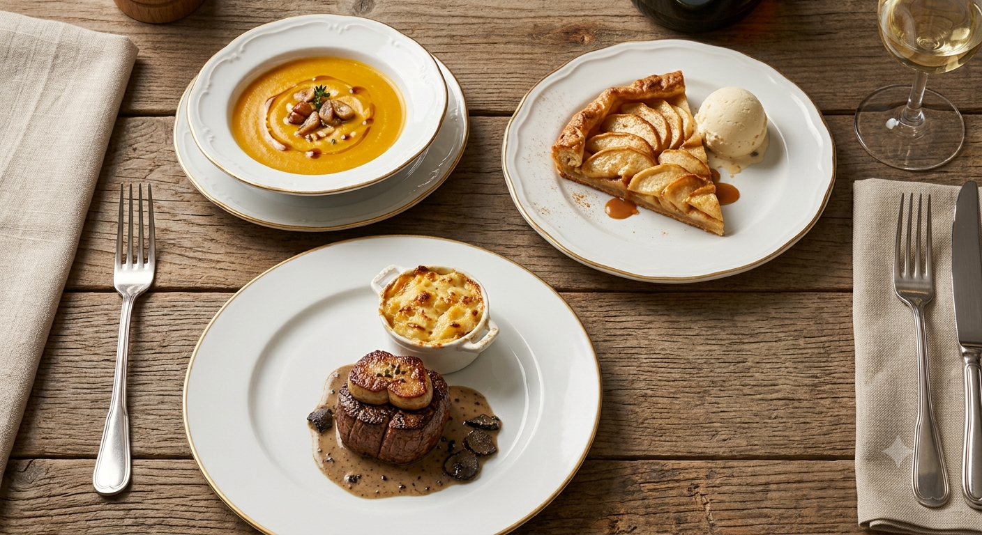 Menu Classique Bordeaux